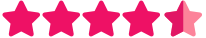 4.5 star rating